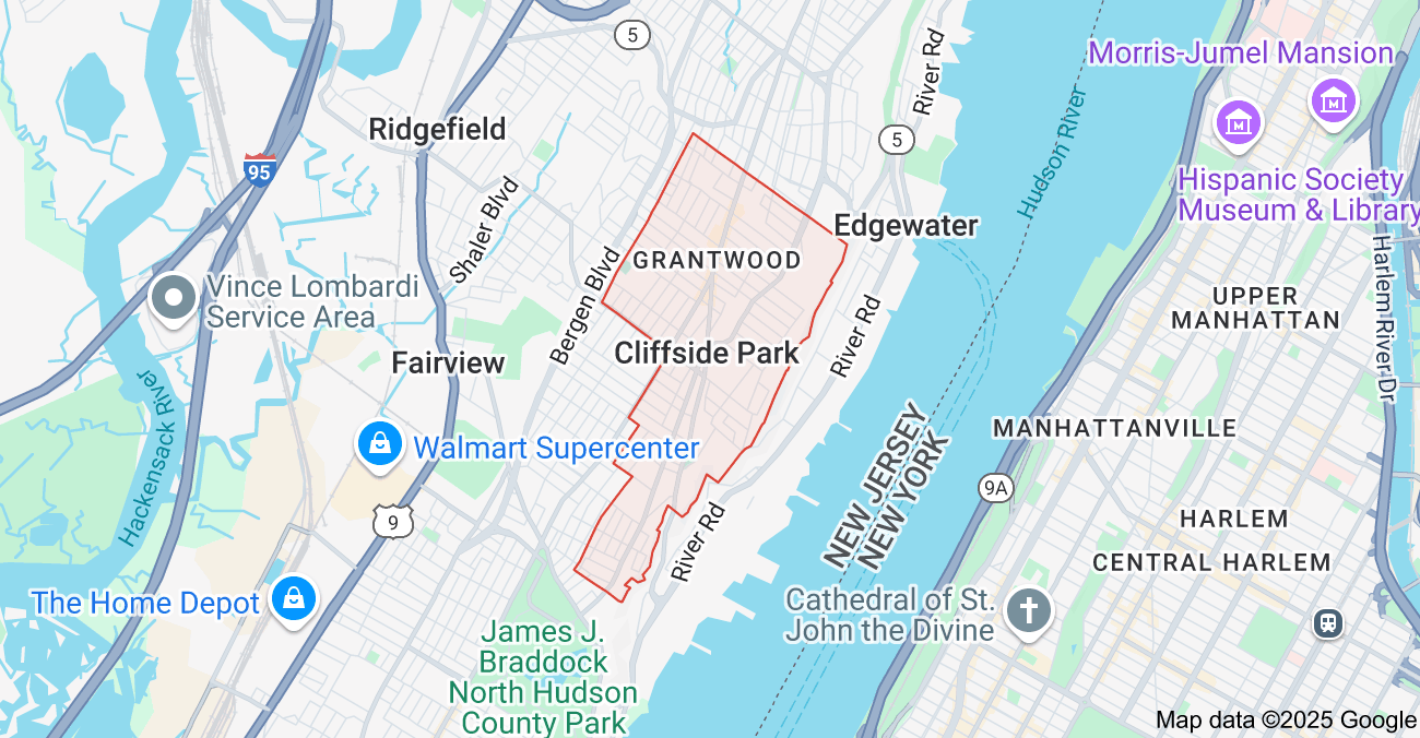 Cliffside Park Cleaning Service Area