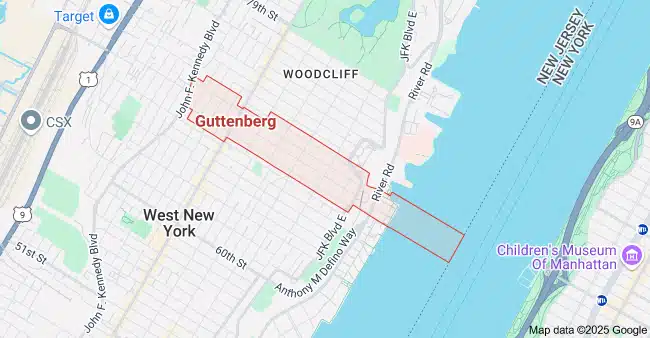 Guttenberg Cleaning Service Area